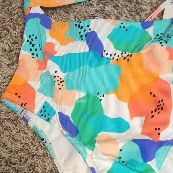 Body Glove Devon multicolor tropical open tie back one piece swimsuit - Picture 4 of 10